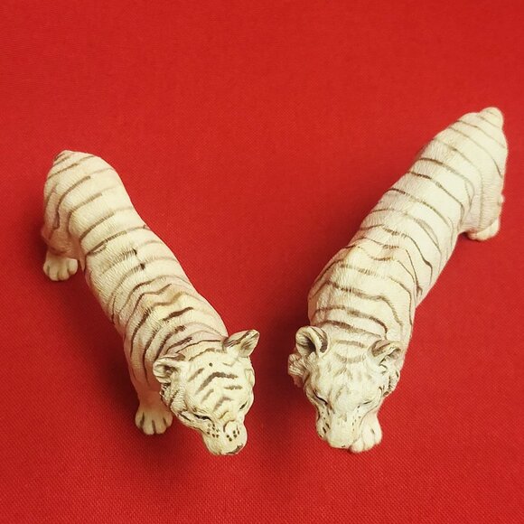 Schleich Two White Tiger Figurines Wild Blue Eyes Life Collection - Picture 3 of 10